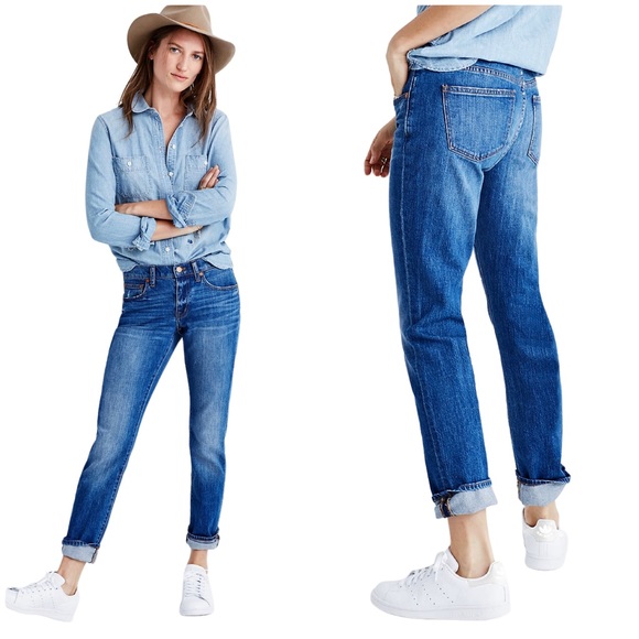 Madewell Denim - Madewell The Slim Boyjean Walton Wash Stretch Cotton Denim F2819 | Size 24